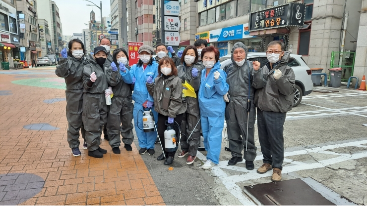 선학동 상가번영회, 코로나19 없는 거리 만들기 최선의 1번째 이미지