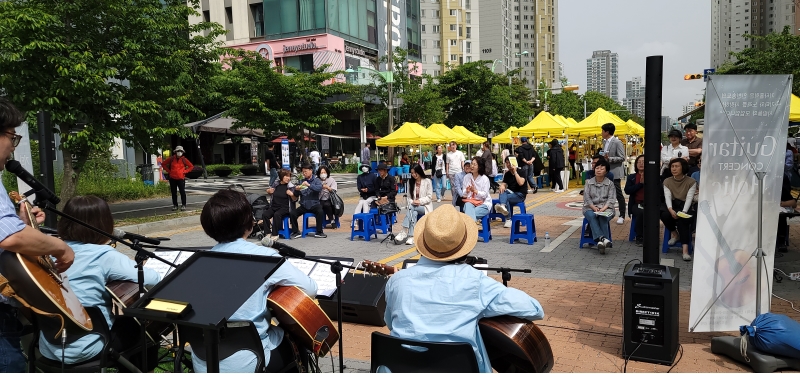 송도2동 주민자치회, ‘송2마을 별별 작은 음악회’ 개최